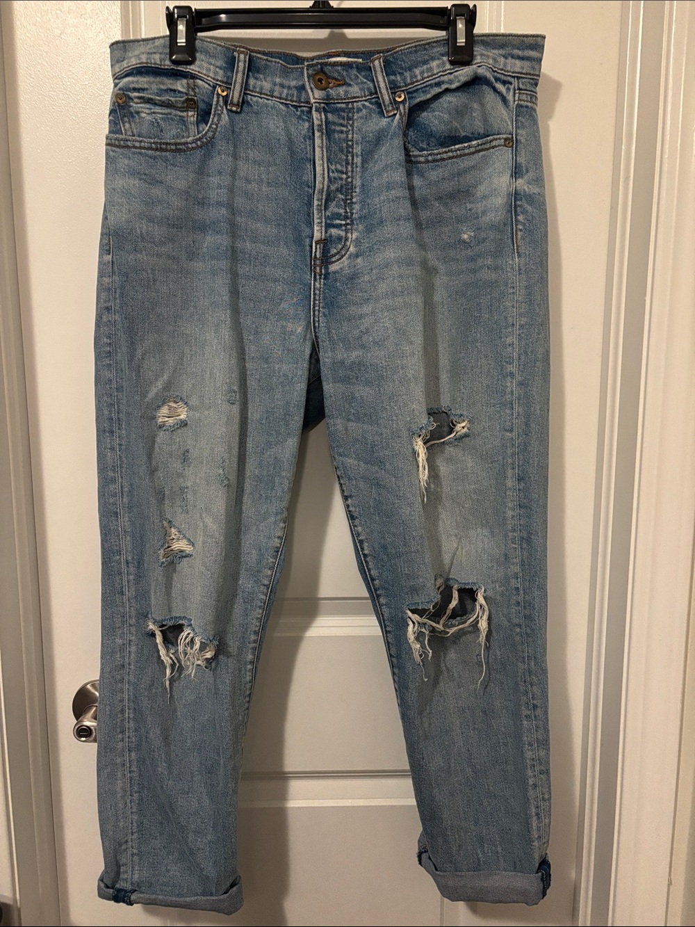 Pistola high waisted Distressed Jeans